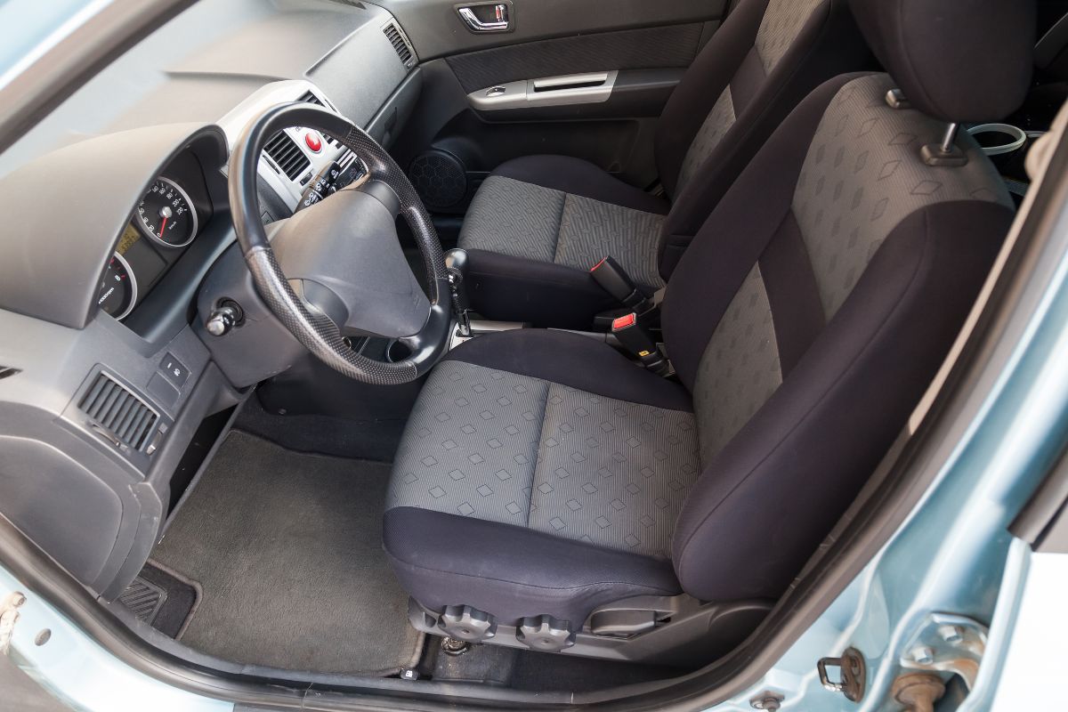 Taxi interior cabin