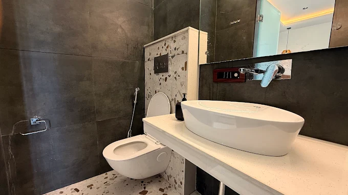 Clean Family Bathroom